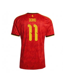 Belgien Jeremy Doku #11 Replika Hemmakläder VM 2026 Kortärmad